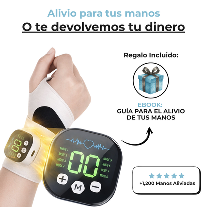Muñequera Terapéutica para Alivio de Mano
